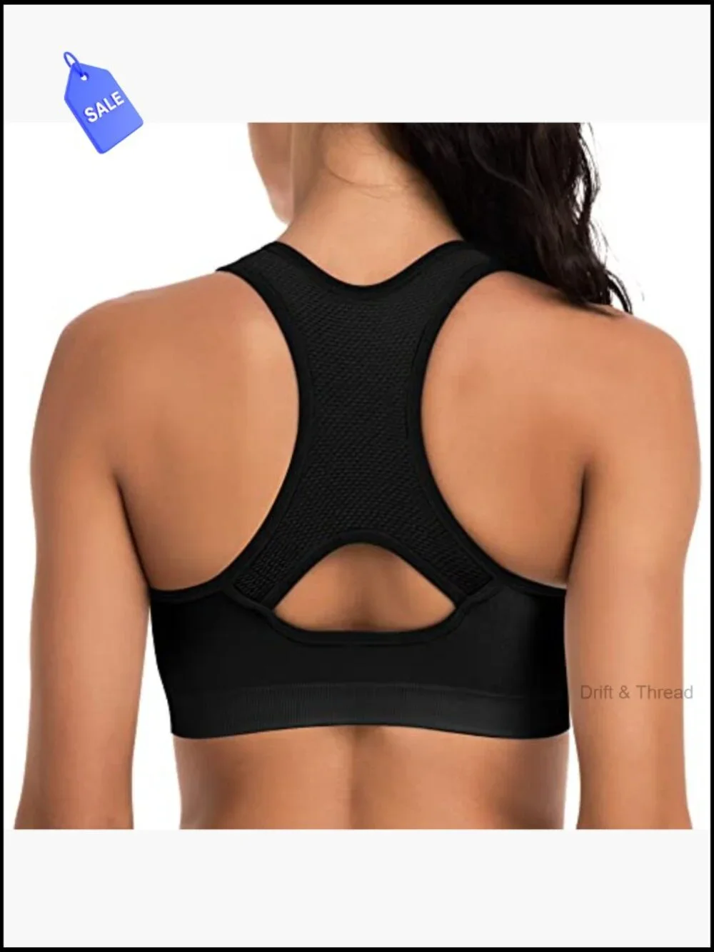 Racerback Sports Bra 4-Pack High Impact Workout Yoga Tank Top with Removable
